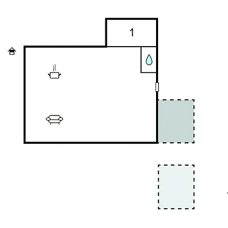 1 Bedroom Gorgeous In Tribanj Apartment Šibuljina